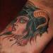 Tattoos - Masonic Girl on Foot  - 53305